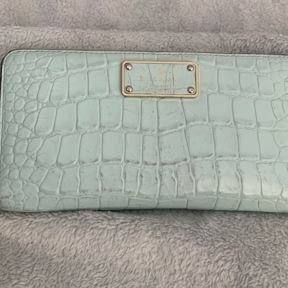 Kate Spade Mint Green Large Wallet